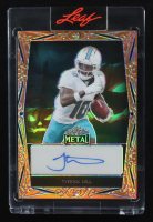 Tyreek Hill 2023 Leaf Metal Halloween Autograph Pumpkins #HA-TH1 #1/3 at PristineAuction.com