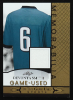 Devonta Smith 2024 Leaf In The Game Used Sports Game-Used Memorabilia #GUM36 at PristineAuction.com