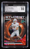 Quinn Ewers 2024 Panini Prizm Draft Picks Student Orientation Red Ice #15 RC (CGC 10) at PristineAuction.com