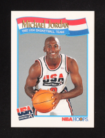Michael Jordan 1991-92 Hoops #579 USA at PristineAuction.com