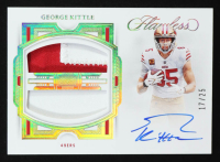 George Kittle 2022 Panini Flawless Patch Autograph Gold #DPA-GK #17/25 at PristineAuction.com