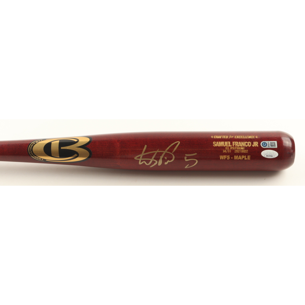 Wander Franco Signed Cooperstown Baseball Bat (JSA & Franco) at PristineAuction.com