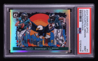 A.J. Brown / Jalen Hurts 2024 Donruss Optic Downtown Duos #4 (PSA 9) at PristineAuction.com