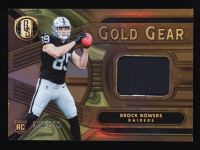 Brock Bowers 2024 Panini Gold Standard Gold Gear #7 RC #226/299 at PristineAuction.com
