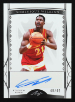 Dominique Wilkins 2023 Leaf Trinity Autographs Silver #BADW1 #48/49 at PristineAuction.com