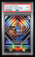 Shai Gilgeous-Alexander 2018-19 Panini Prizm Emergent Prizms Silver #11 RC (PSA 9) at PristineAuction.com