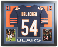 Brian Urlacher Signed Custom Framed Jersey Display Inscribed "HOF 18" (Beckett) at PristineAuction.com