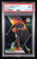 Jalen Green 2021-22 Panini Chronicles Mosaic Draft Picks Black #254 RC (PSA 9) at PristineAuction.com
