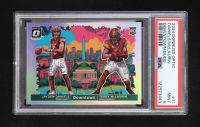 Jayden Daniels/Terry McLaurin #11 2024 Donruss Optic Downtown Duos RC (PSA 9) at PristineAuction.com