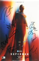 David Corenswet, Nicholas Hoult, James Gunn | "Superman" 11x17 Movie Poster Cast-Signed By (10) (Beckett) at PristineAuction.com