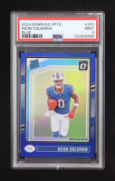 Keon Coleman 2024 Donruss Optic Blue RR #263 #171/199 RC (PSA 9) at PristineAuction.com
