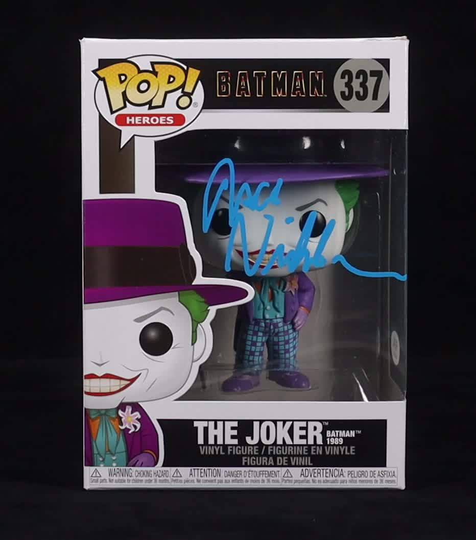 Jack Nicholson Signed "Batman" #337 The Joker (Batman 1989) Funko Pop! Vinyl Figure (PSA) at PristineAuction.com
