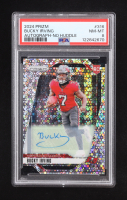 Bucky Irving 2024 Panini Prizm Autographs No Huddle #316 RC (PSA 8) at PristineAuction.com