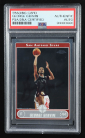 George Gervin Signed 2006-07 Topps Chrome #159 (PSA Authentic) at PristineAuction.com