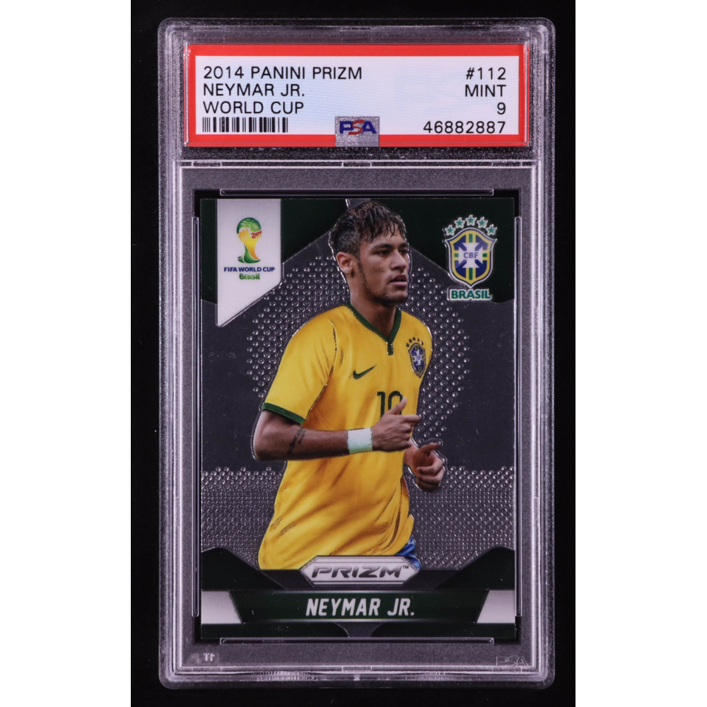 Neymar Jr. 2014 Panini Prizm World Cup #112 (PSA 9) at PristineAuction.com