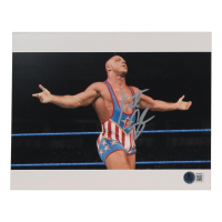 Kurt Angle Signed WWE 8x10 Photo (Beckett) at PristineAuction.com