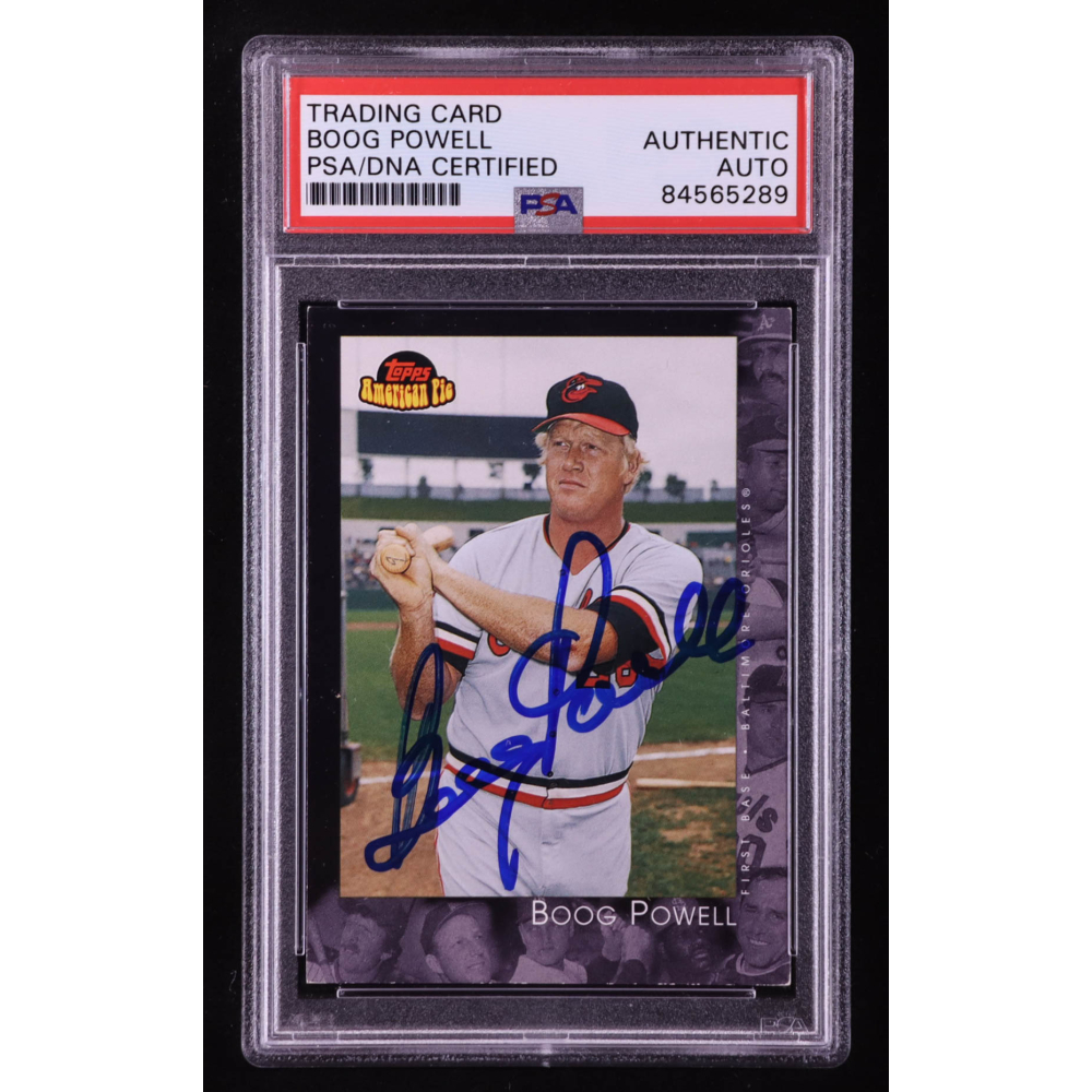 Boog Powell Signed 2001 Topps American Pie #12 (PSA Authentic) at PristineAuction.com