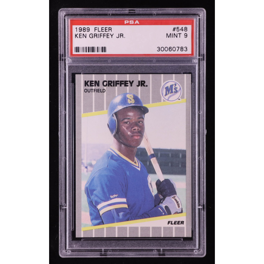 Ken Griffey Jr. 1989 Fleer #548 RC (PSA 9) at PristineAuction.com