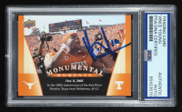 Vince Young Signed 2011 Upper Deck Texas Monumental Moments #94 (PSA) at PristineAuction.com