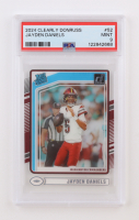Jayden Daniels 2024 Clearly Donruss #52 RR RC (PSA 9) at PristineAuction.com