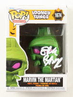Eric Bauza Signed "Looney Tunes" #1674 Marvin the Martian Funko Pop! Vinyl Figure (AutographCOA) at PristineAuction.com