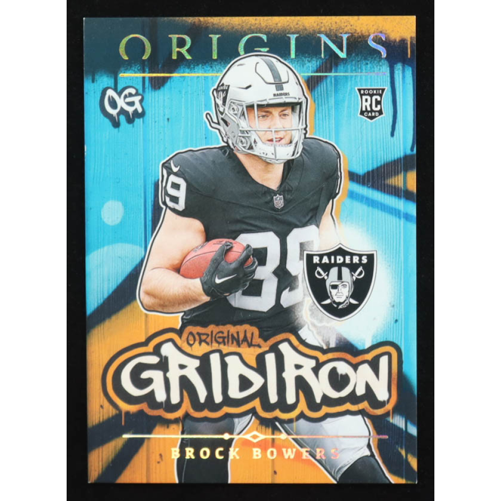 Brock Bowers 2024 Panini Origins Original Gridiron #4 RC at PristineAuction.com
