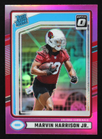 Marvin Harrison Jr. 2024 Donruss Optic Rated Rookies Preview Pink #393 RC at PristineAuction.com