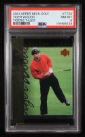 Tiger Woods 2001 Upper Deck Tiger's Tales #TT22 RC (PSA 8) at PristineAuction.com