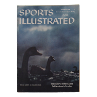 Goose Decoys on Pamlico Sound 1958 "Sports Illustrated" Magazine at PristineAuction.com