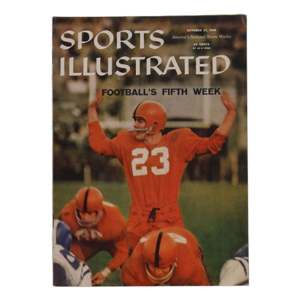 Football's Fifth Week 1958 "Sports Illustrated" Magazine at PristineAuction.com