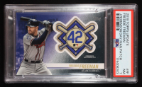 Freddie Freeman 2018 Topps Update Jackie Robinson Commemorative Patches #JRPFF (PSA 7) at PristineAuction.com