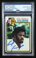 Earl Campbell Signed 1979 Topps #390 RC (PSA Authentic) at PristineAuction.com