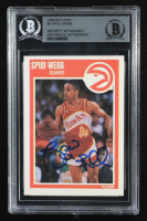 Spud Webb Signed 1989-90 Fleer #6 (BGS) (UER) at PristineAuction.com