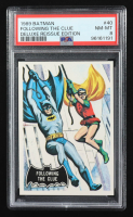 Following the Clue 1989 Topps Batman Deluxe Reissue Edition #40 (PSA 8) at PristineAuction.com