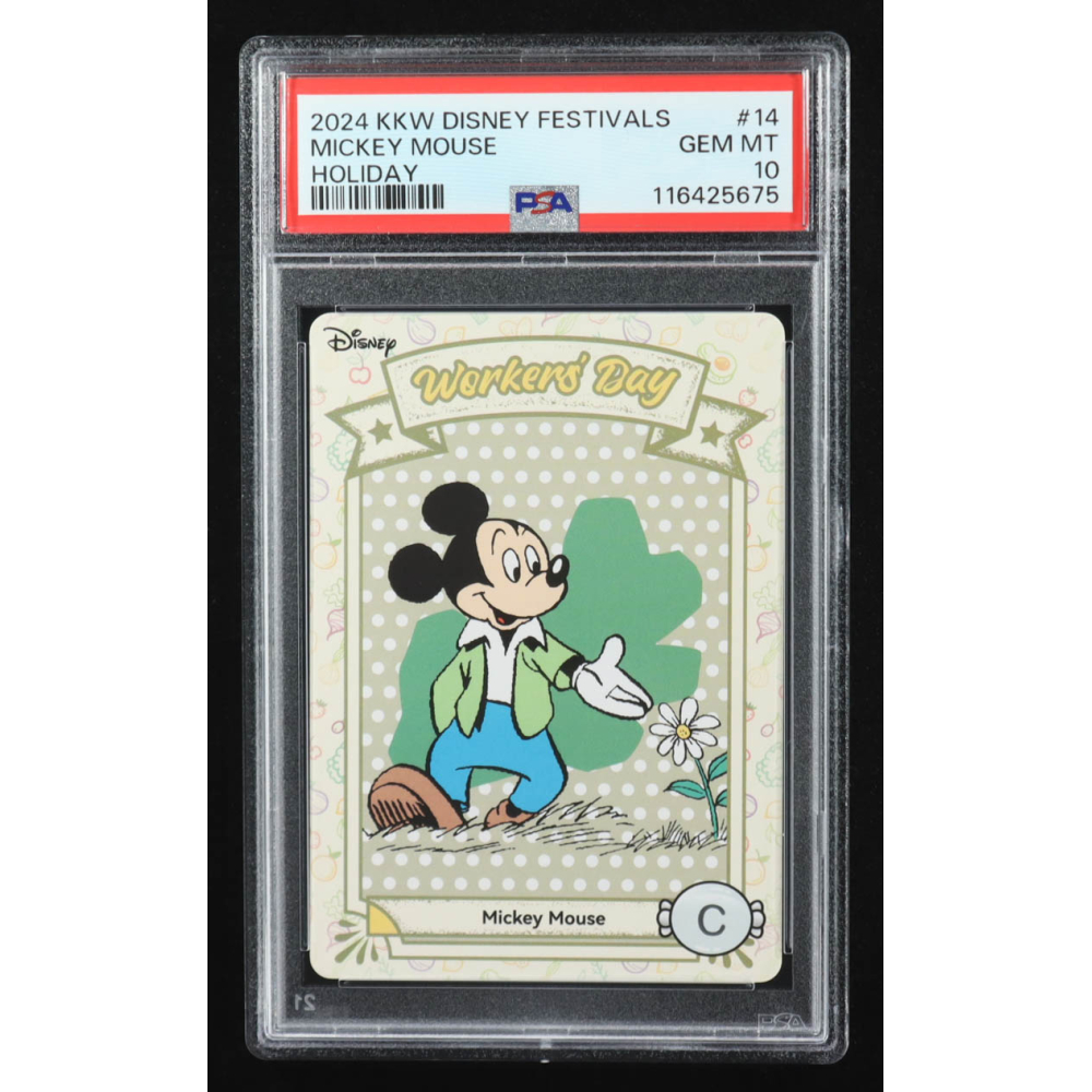 Mickey Mouse 2024 KKW Disney Festivals #14 Holiday (PSA 10) at PristineAuction.com