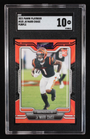 Ja'Marr Chase 2021 Panini Playbook Purple #105 RC (SGC 10) at PristineAuction.com