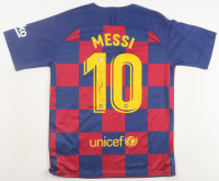 Lionel Messi Signed Barcelona Nike Authentic Jersey Inscribed "Leo" (Beckett) at PristineAuction.com