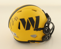 Jaylin Lane Signed Commanders Rave Alternate Speed Mini Helmet (Beckett) at PristineAuction.com