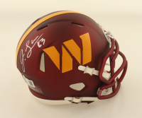 Jaylin Lane Signed Commanders Speed Mini Helmet (Beckett) at PristineAuction.com