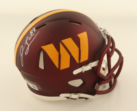 Jaylin Lane Signed Commanders Speed Mini Helmet (Beckett) at PristineAuction.com