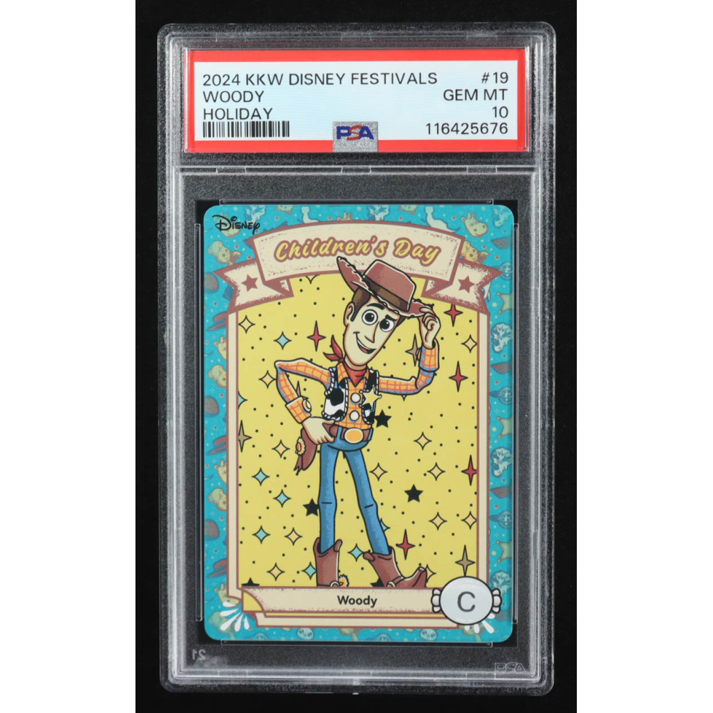 Woody 2024 KKW Disney Festivals #19 Holiday (PSA 10) at PristineAuction.com Woody 2024 KKW Disney Festivals #19 Holiday (PSA 10) at PristineAuction.com