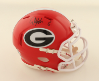 Elijah Griffin Signed Georgia Bulldogs Speed Mini Helmet (JSA) at PristineAuction.com