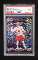 Patrick Mahomes II 2024 Panini Prizm Fireworks No Huddle #1 (PSA 9) at PristineAuction.com