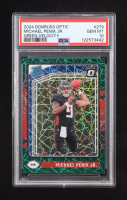 Michael Penix Jr. 2024 Donruss Optic Green Velocity #279 RR RC (PSA 10) at PristineAuction.com