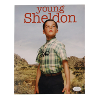 Iain Armitage Signed "Young Sheldon" 8x10 Poster (JSA) at PristineAuction.com