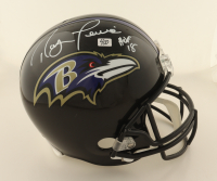 Ray Lewis Signed Ravens Full-Size Helmet Inscribed "HOF '18" (Beckett) at PristineAuction.com