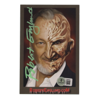 Robert Englund Signed "A Nightmare on Elm Street" 4x6 Postcard (Beckett) at PristineAuction.com