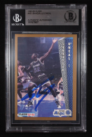 Shaquille O'Neal Signed 1992-93 Fleer #401 RC (Beckett | Auto Grade BGS Authentic) at PristineAuction.com