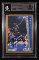 Shaquille O'Neal Signed 1992-93 Fleer #401 RC (Beckett | Auto Grade BGS Authentic) at PristineAuction.com