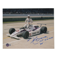 Tom Sneva Signed IndyCar 8x10 Photo Inscribed "1st 210 MPH 84" (Beckett) at PristineAuction.com